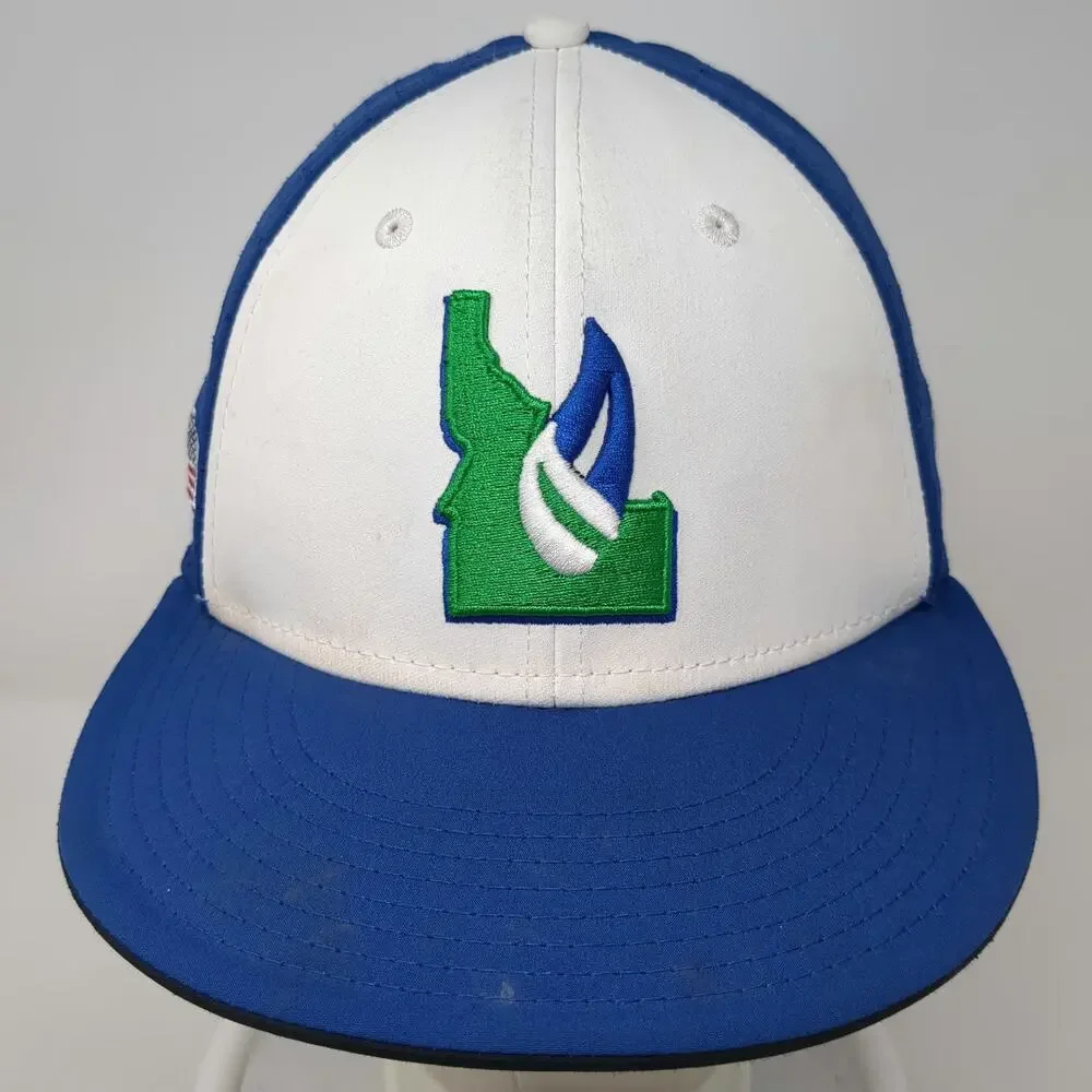 The Game Baseball Cap Blue S Idaho Ignite Cross Flag American Flag Hat